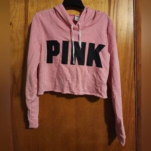 VS PINK Cropped Hoodie - Size MEDIUM